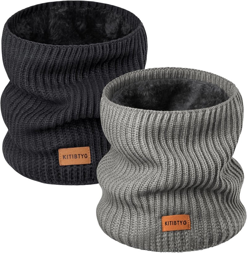 KITIBTYG Winter Neck Gaiters & Ski Mask,Winter Fleece Neck Warmer Face for Men &Women Windproof Gift - Image 1